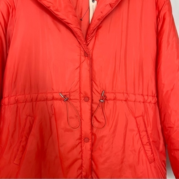 Anthropologie Maeve Cinched Puffer Coat Size L NEW - Picture 9 of 14